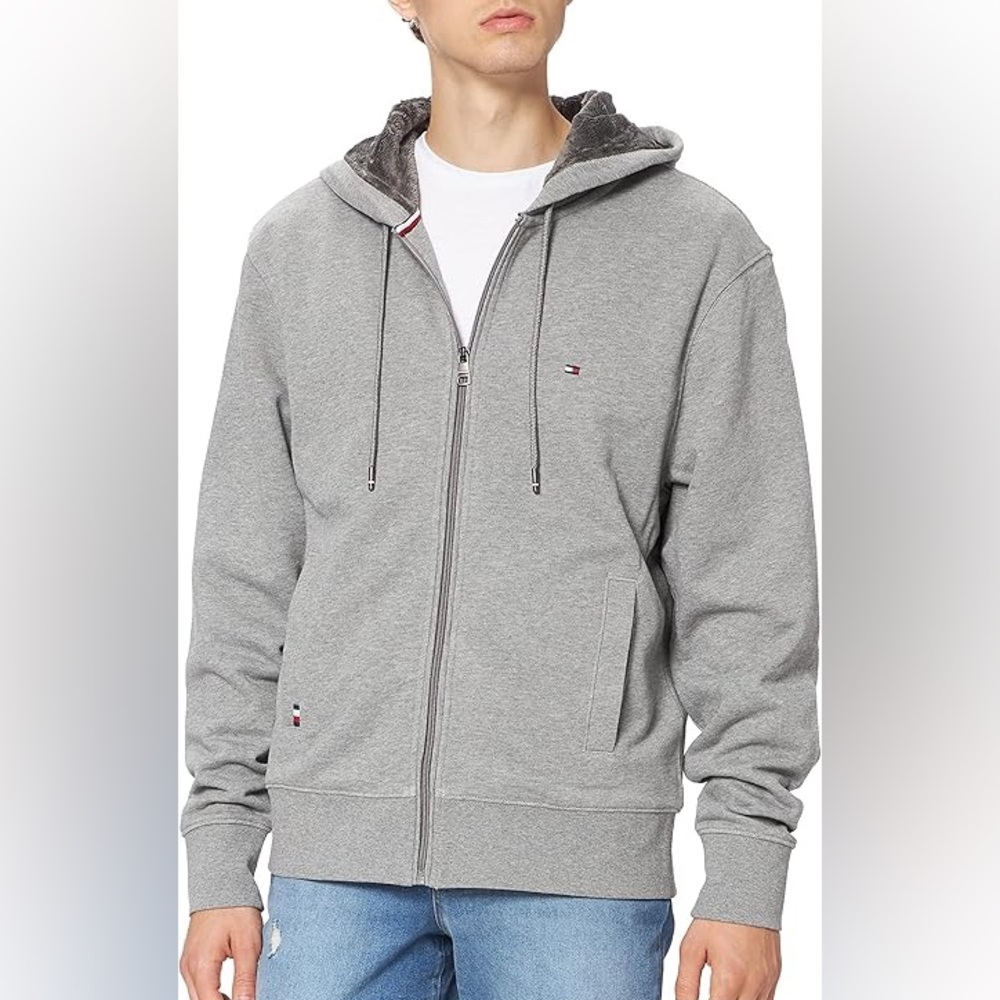 Tommy Hilfiger Basic Faux Fur Lined Zip Hoodie